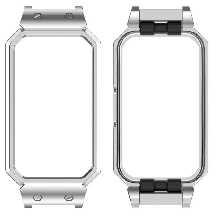 Steel Frame Screen Protector Smartwatch Wristband Accessory Protective Cover Case for Band 10 9 8