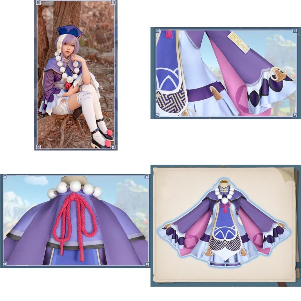 Halloween Genshin Impact Qiqi Cosplay Costume Accessories