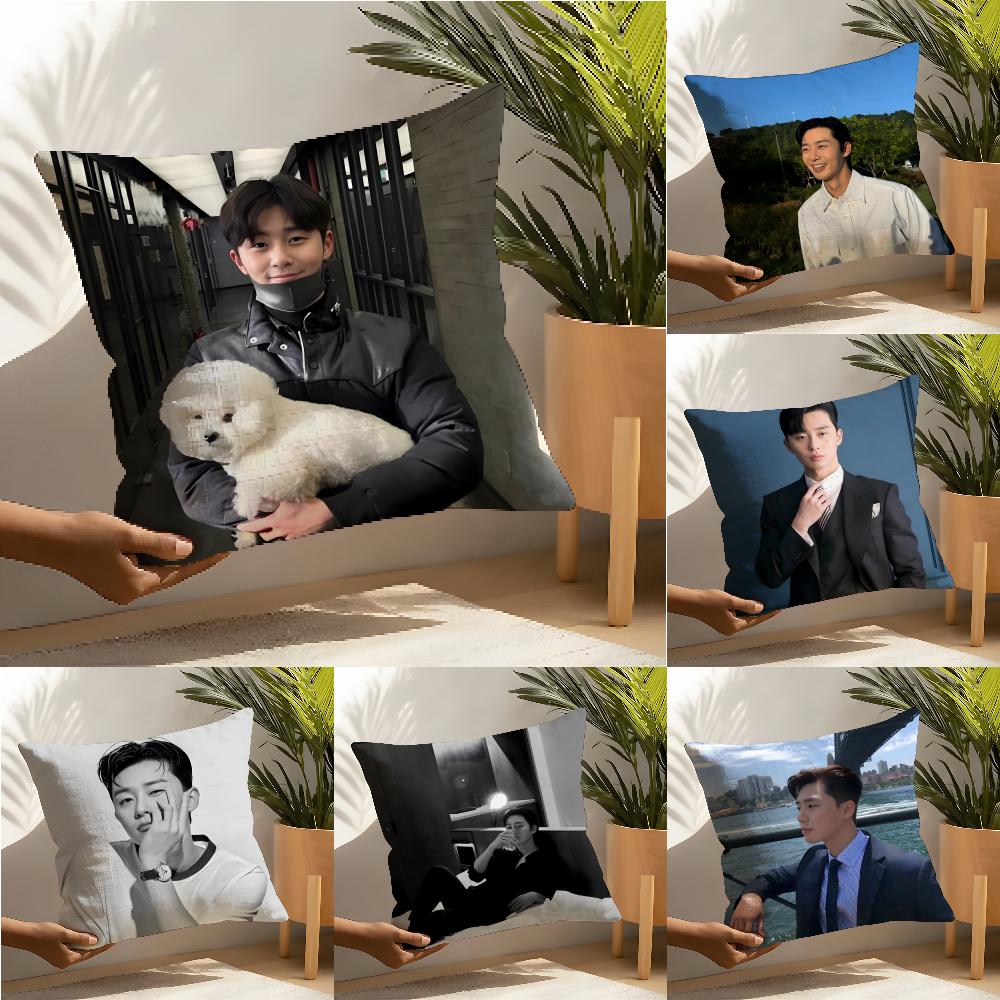Pop star Ppark SseojunS Pillow Case Home Living Room Decoration Linen Pillow Cases Cushion Cover