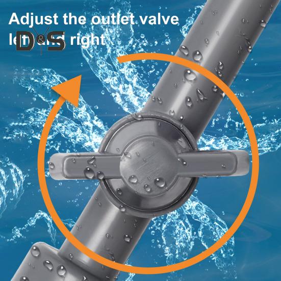 Curățător de acvariu cu sifon, pompă manuală, schimbător de apă, curățare cu nisip și pietriș, pentru acvarii mici