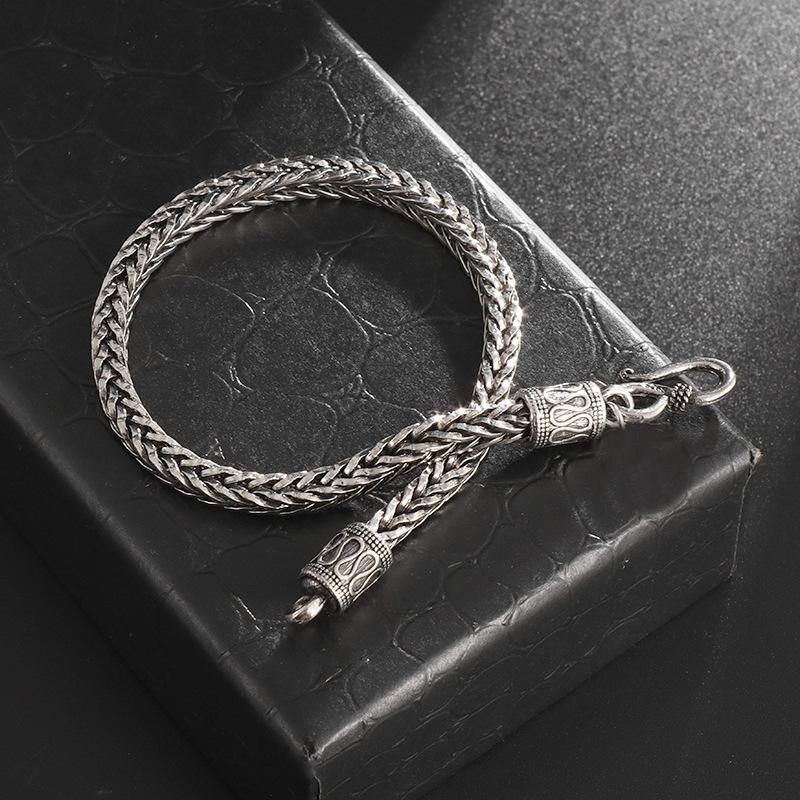 Stainless Steel Bracelet Chain Retro Men And Women Luxury Wedding Jewelry Engagement Fashion Party Gifts