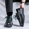 Męskie buty Oxford ze skóry dzielonej do pracy, codzienne, płaskie, designerskie, antypoślizgowe, wygodne, modne, outdoorowe, do wędrówek
