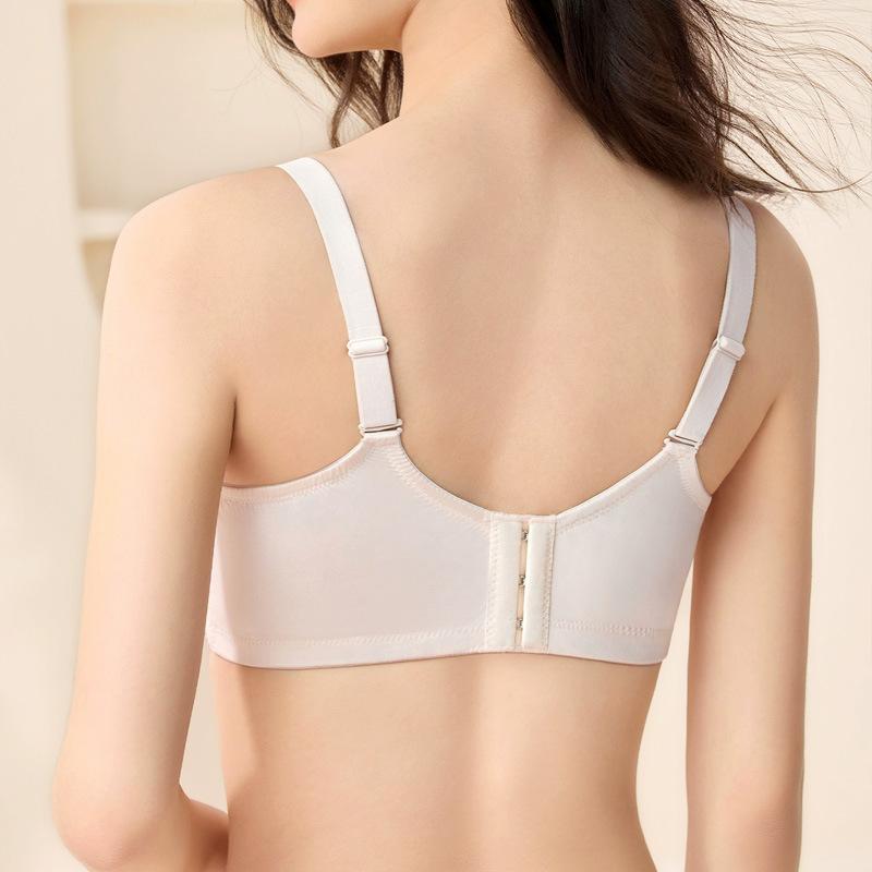 Large size underwear, large breasts show size, sexy and round gathering, upper support, anti-sagging adjustment type, thin bra cover