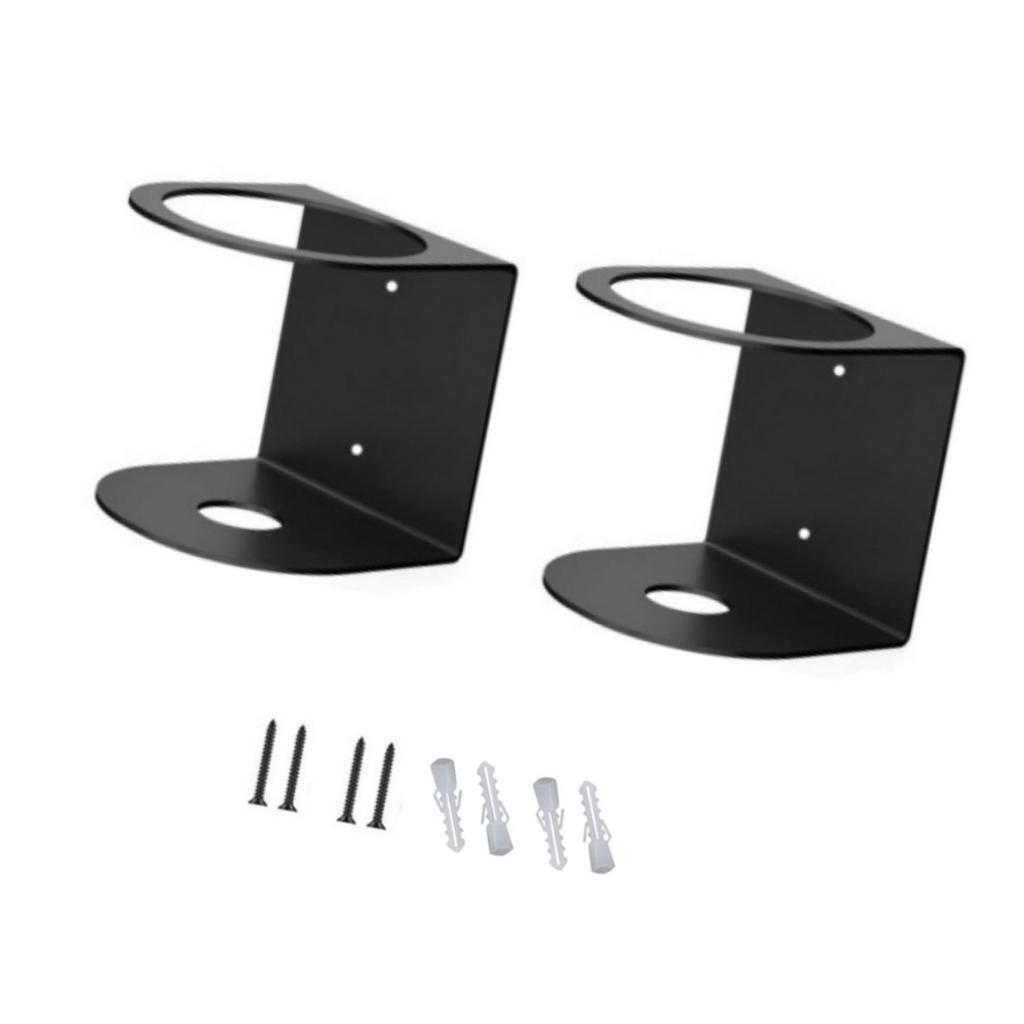 Multipurpose Spray Bottle Holder Heavy Duty Wall Mount Spray Bottle Holder Easy To Hanging Iron Storage Solution