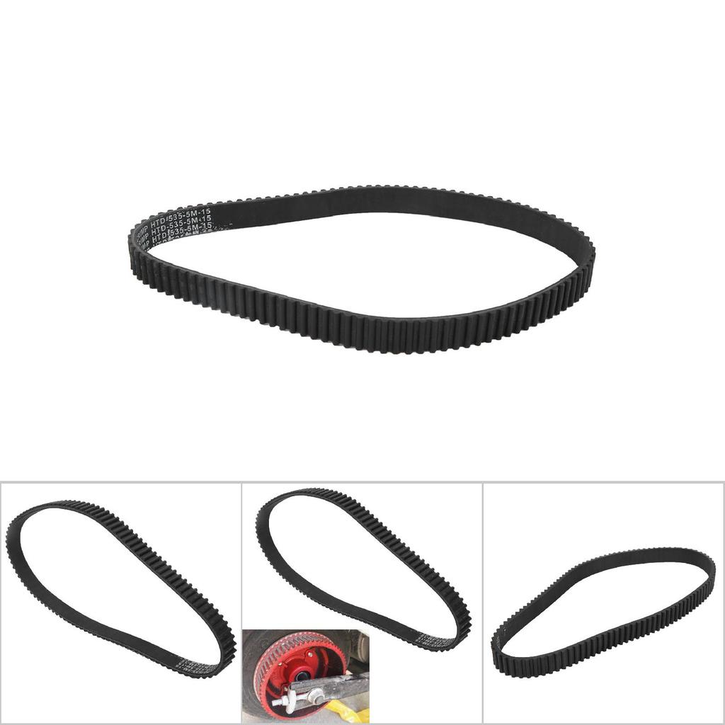Plastic Driving Belt Band 535 5m 15 Accessory for E Scooter Electric Bike Black