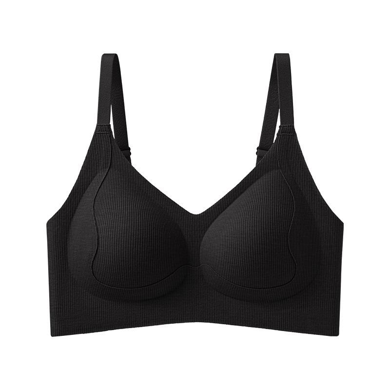 Women's Seamless Push-Up Bra, Soft Support, Anti-Sag, Non-Wired, Comfortable Uplift for Small Busts.