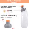 Azarxis Hydration Water TPU Water Portable Water Sports and for Emergency Bottle, Bottle, Bottle, Bottle, Non-Toxic Odorless, Marathons, Hiking,