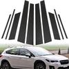 10Pcs Window Trim Covers Center Film Column B C Pillar Posts Sticker Car Accessories Fit For Subaru Crosstrek/XV 2018-2023