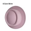 Klobouk Fedora 4,5 cm Tmavě purpurový Široký okraj Pánská móda Podzim/Zima Klobouk Pork Pie Svatba Dámský klobouk Gorras Para Hombres
