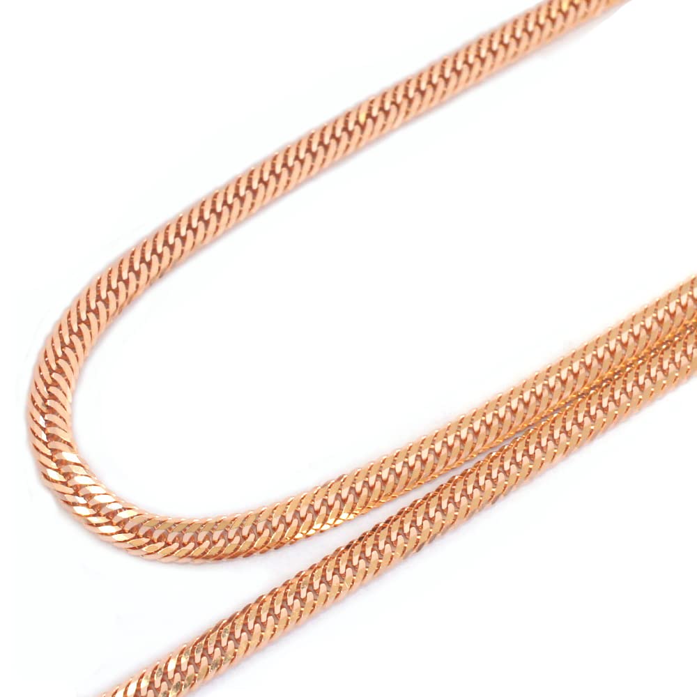 

Намисто Кіхей Рожеве золото 18K Потрійне 12 граней 40см 10г М ятна сертифікація Гравіювання Золото K18 Ланцюжок Кіхей 12 граней Потрійний 12 граней 750 [APRE] рожевий колір золота