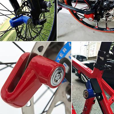 Hırsızlık Önleyici Kilit Elektrikli Scooter Disk Fren Kilidi Dağ Bisikleti Kilidi Güvenlik Hırsızlık Koruması