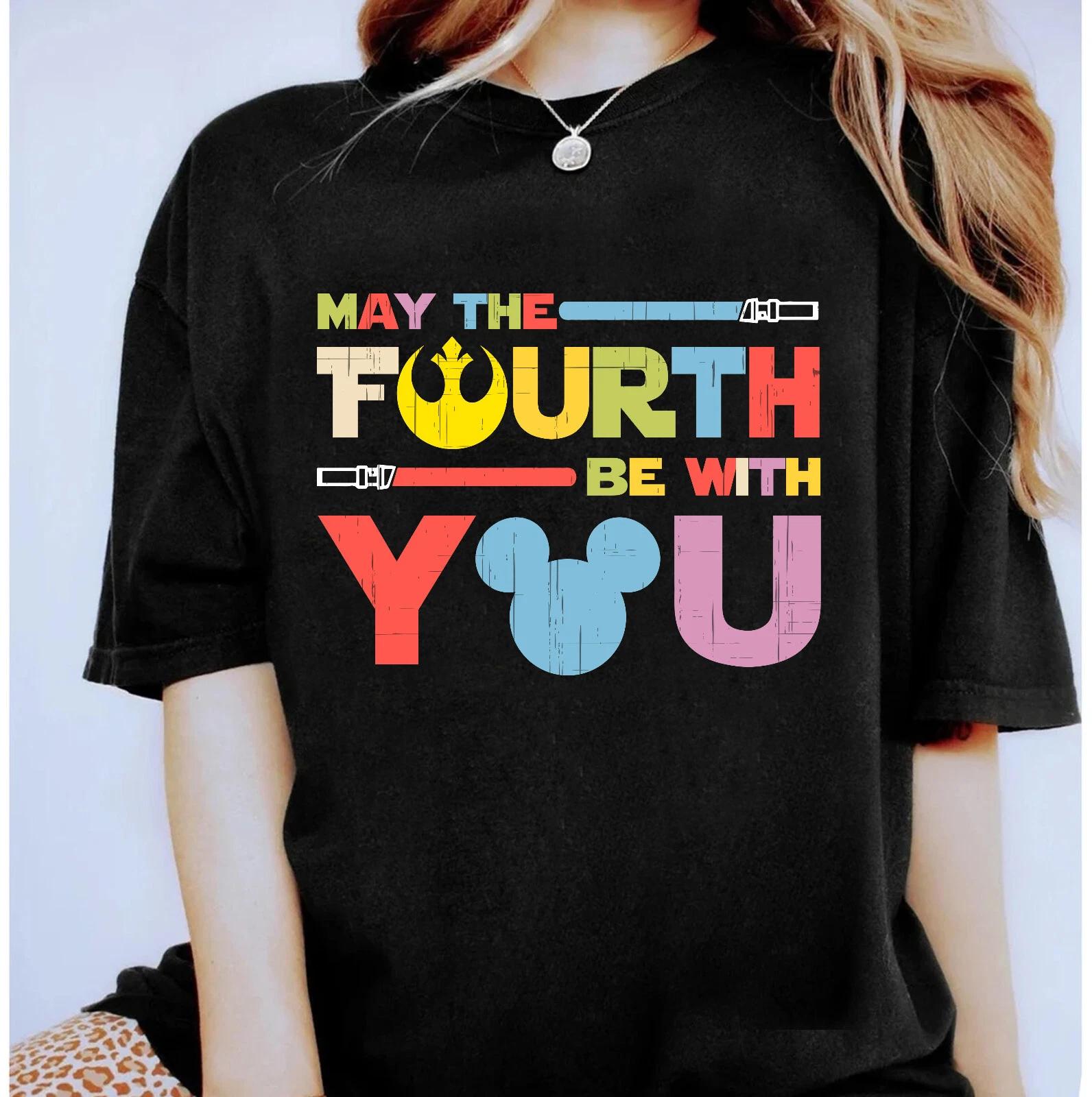 Star Wars May the Fourth Be With You Jedi Unisex Adult Kid Shirt 2XL