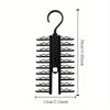 1Pcs Tie Storage Hanger Large Capacity Bow Clip Scarf Belt Hanging RackTie Belt Display Holder Wardrobe Household