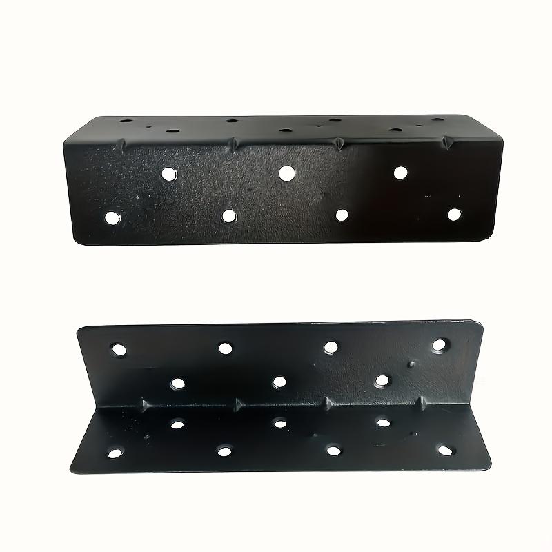 60pcs 160mm Large L-Shaped Corner Braces with 56 Screws - 90 Degree Heavy-Duty Bracket for Bed, Shelf, Fence Reinforcement