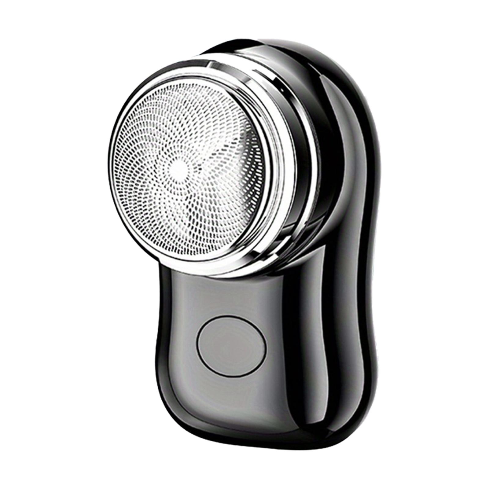 

Мини-бритва со съемной моющейся головкой, электрическая бритва для домашнего офиса чёрный