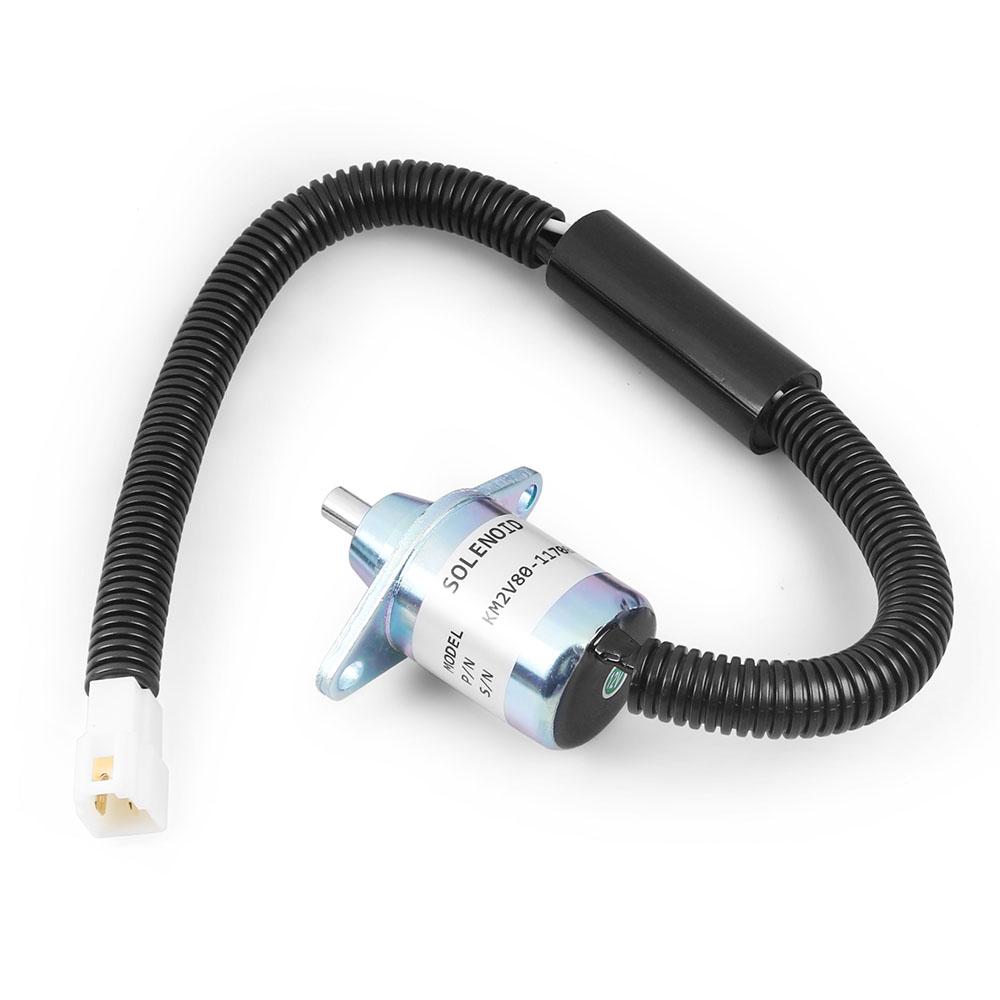 KM2V80-11700A 12V Elettrovalvola Solenoide di Arresto Carburante Per Generatore Motore Diesel Elettrovalvola Solenoide di Arresto Olio