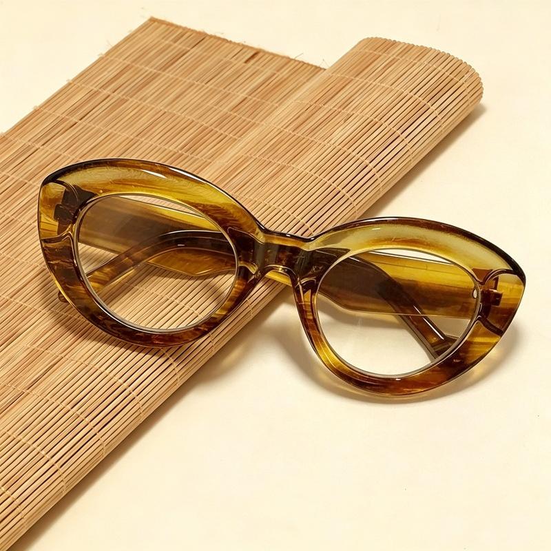 2026 New Large Frame Retro Cat Eye Presbyopia Glasses for Women Anti Blue Light High Definition Reading Eyewear +1.0 To +4.0