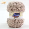 DIY Scarf Knitting Kit: Ice Yarn, Thick Coral Fleece, Gift for Her