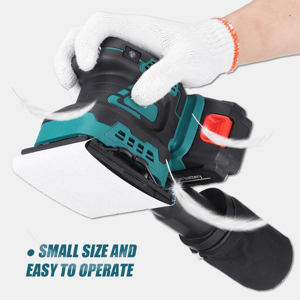 8000/10000/12000RPM Brushless Random Orbital Electric Sheet Sander Dust Exhaust Power Tools Wood Grinder Polishing Machine