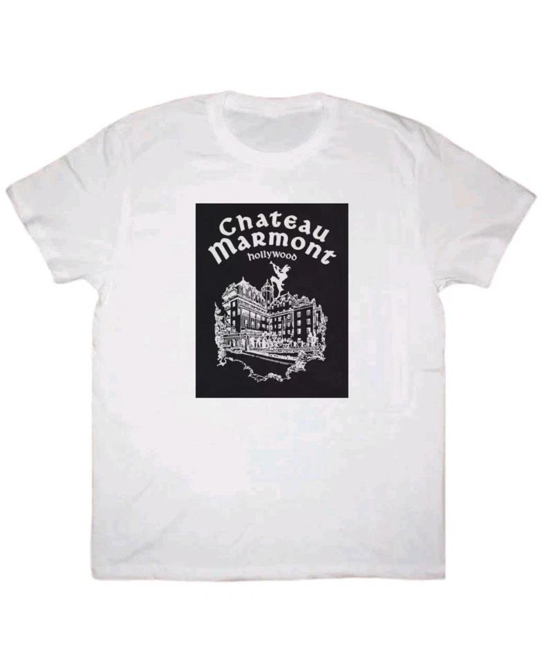 

Chateau Marmont Hollywood Hotel Print UnisexT-Shirt XL