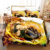 3D Anime Escanor The Seven Deadly Sins Bedding Set Single Twin Full Queen King Size Bed Set Adult Kid Bedroom Duvetcover Sets