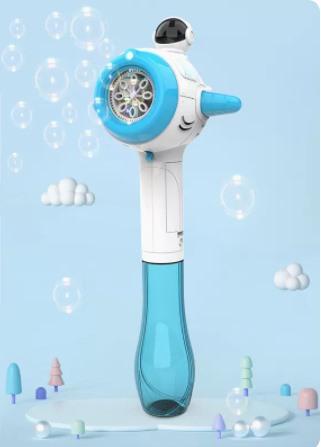 New Bubble Blowing Machine Popular Children'S Handheld Gun Stick Male And Girl Toys Electric Fully Automatic Space