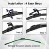 Front Rear Windscreen Wiper Blades 19 18 10 For MINI Mini One Cooper S D Hatch F55 F56 2013-
