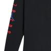 Nike NBA Collaboration T-Shirt AJ1 Pattern Quick-Dry Sports Training Long Sleeve Kids Tops Black 3Y2B7FEKA-76R
