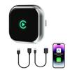 2 In 1 Wireless CarPlay Android Auto Adapter Wired To Wireless Smart Car Play Dongle with USB To USB USB To Type C Cables Original Car Radio