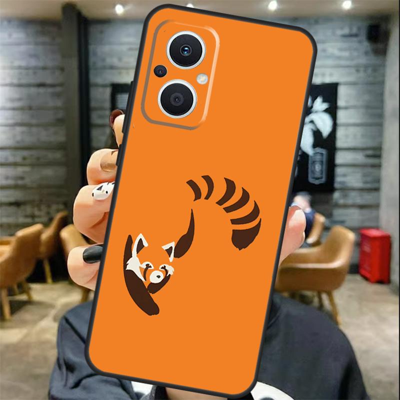 Red Panda Case For OPPO Reno 13 F 12 F 11F 8T 7 8 10 11 Pro OPPO Find X8 Pro X6 X3 X5 Lite Cover Coque
