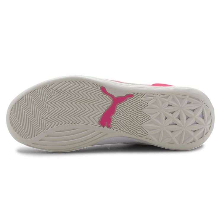 Puma Clyde Hardwood Pink Glow Unisex Sneakers Puma-White 193663-03