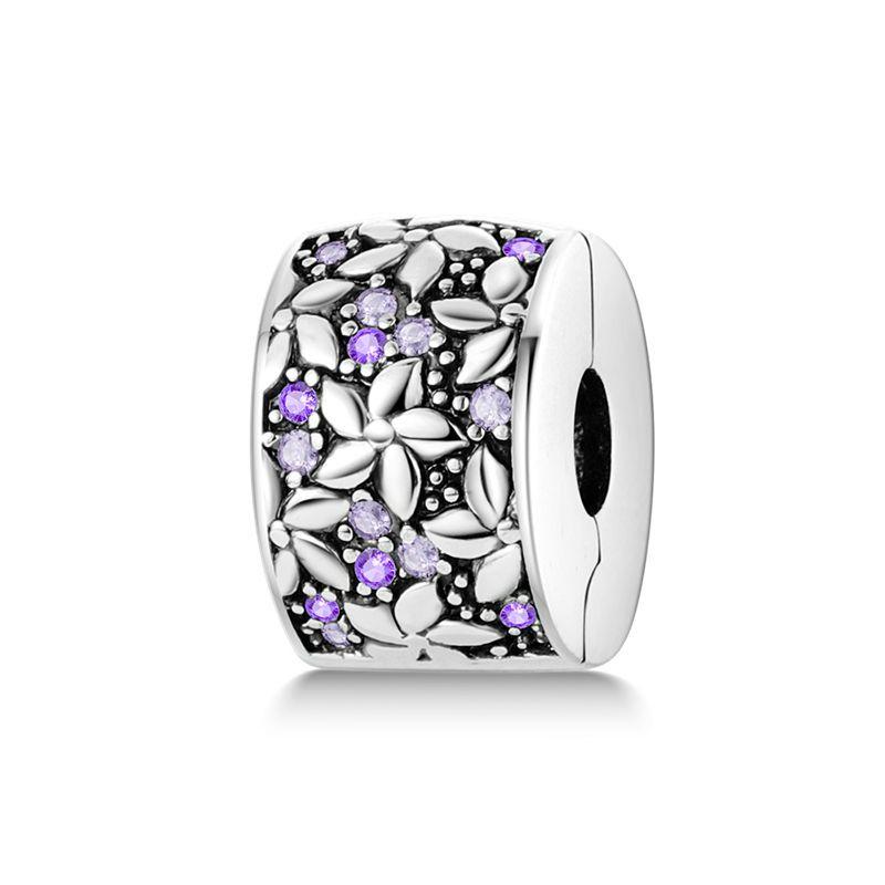 Charms Bead Copper Pink Butterfly Luminous Firefly Dangle Fit Bracelet Necklace Diy Jewelry