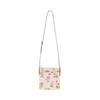 Kitt 20 Floral Print Zipper Pebble Leather Envelope Shoulder Bag Small Women Shoulder Bag White C9020-B4CAH