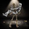 3D Printed Skeleton Action Figure Multi-Jointed Movable Articulated Skeleton Toy Collectible Desktop Decoration for Kids Artists Collectors