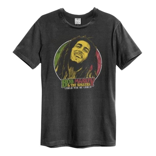 Bob Marley Will You Be Loved Amplified Vintage Charcoal T Shirt 3XL