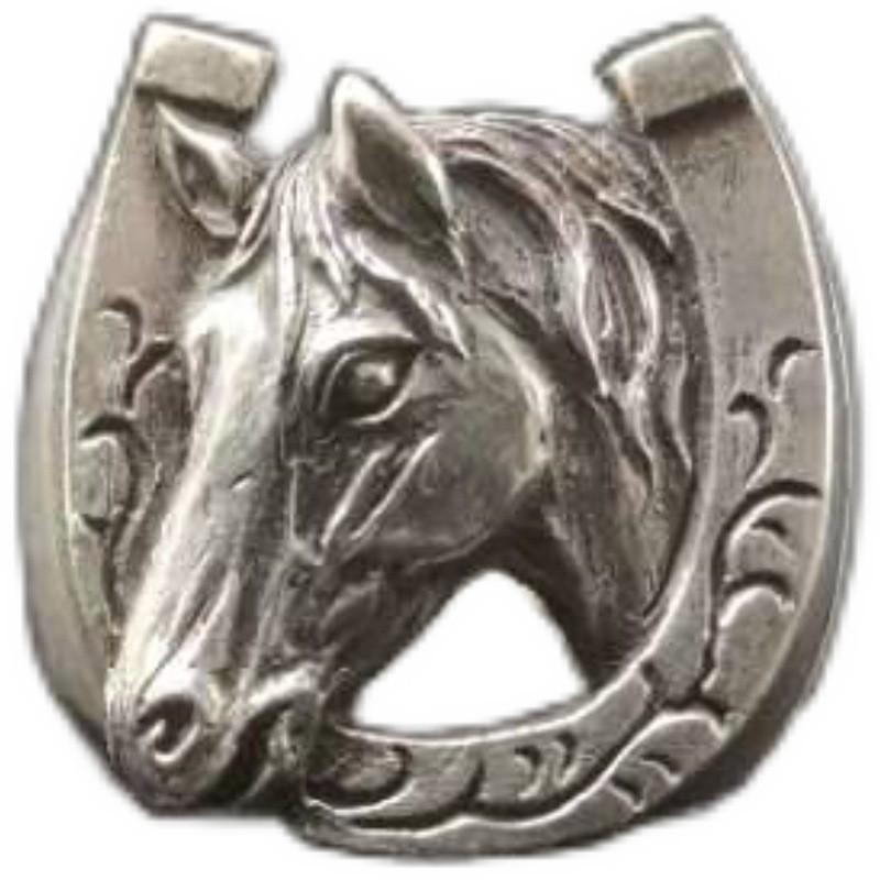 Adjustable Open Ring With Horse Head Motif Vintage Boho Jewelry Men Women Plated Copper