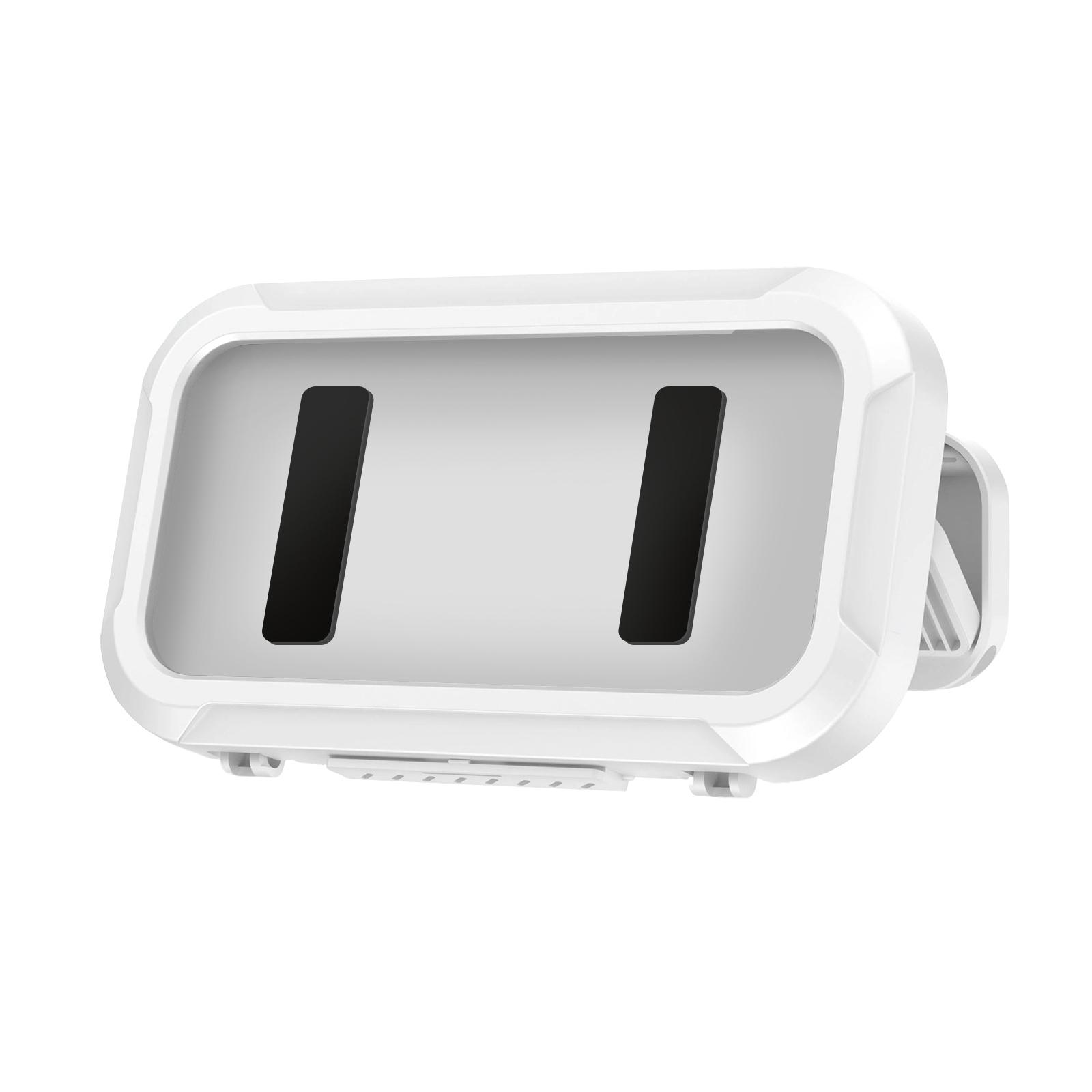 

Тримачі для іграшкових телефонів, Тримач для телефону в душ, Регульований чохол для телефону у ванну кімнату, Поворотна підставка для телефону, Водонепроникне кріплення для телефону One Size білий