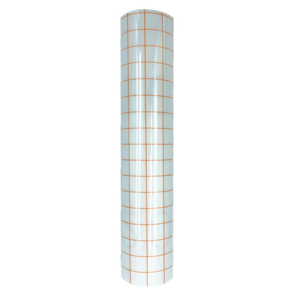 12 x 196 Inch Batch Clear Vinyl Application Tape Blue/Red Alignment Grid For Car Wall Craft Art Decal Transfer Paper Adhesive