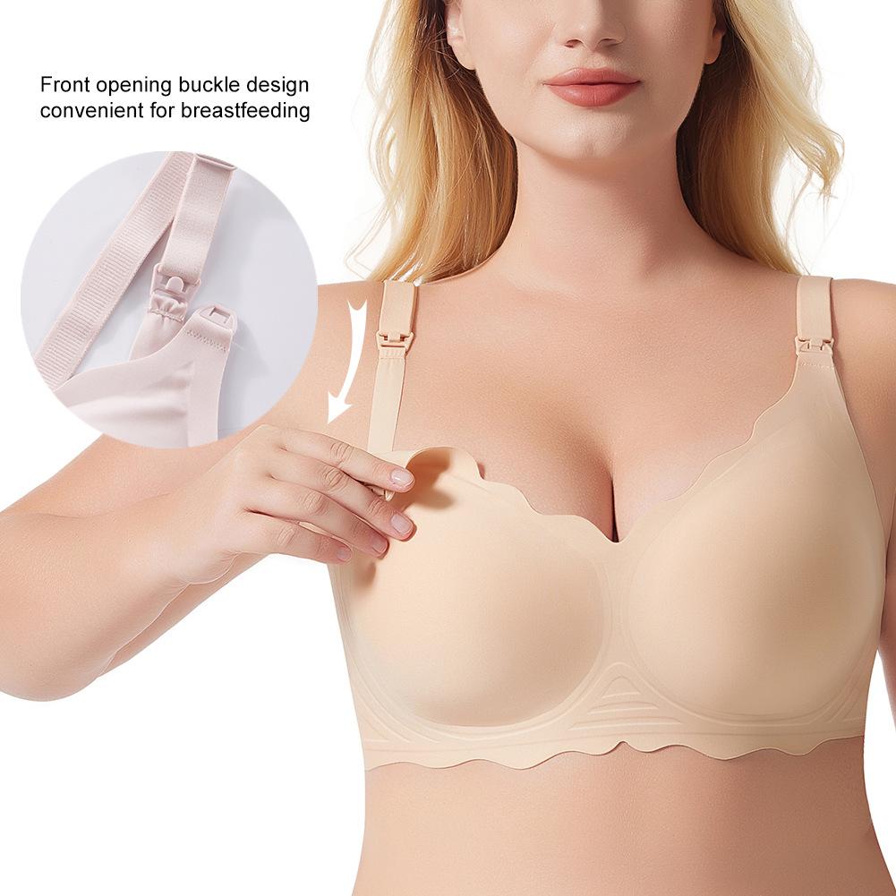 European and American Large Size No-rims Bra Smooth Seamless Soft Support Bra