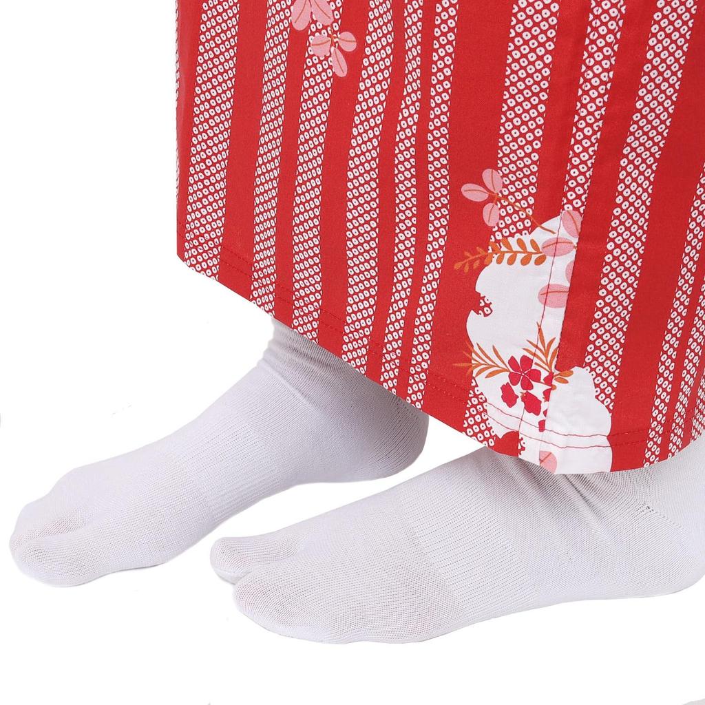 Fuuka Tabi Einheitsgröße für professionellen Gebrauch After-Bath Socken, Meistens, 22-27cm, Unisex, (Heiße Quellen/Hotels/Gasthöfe), (10 Paare) (Weiß)