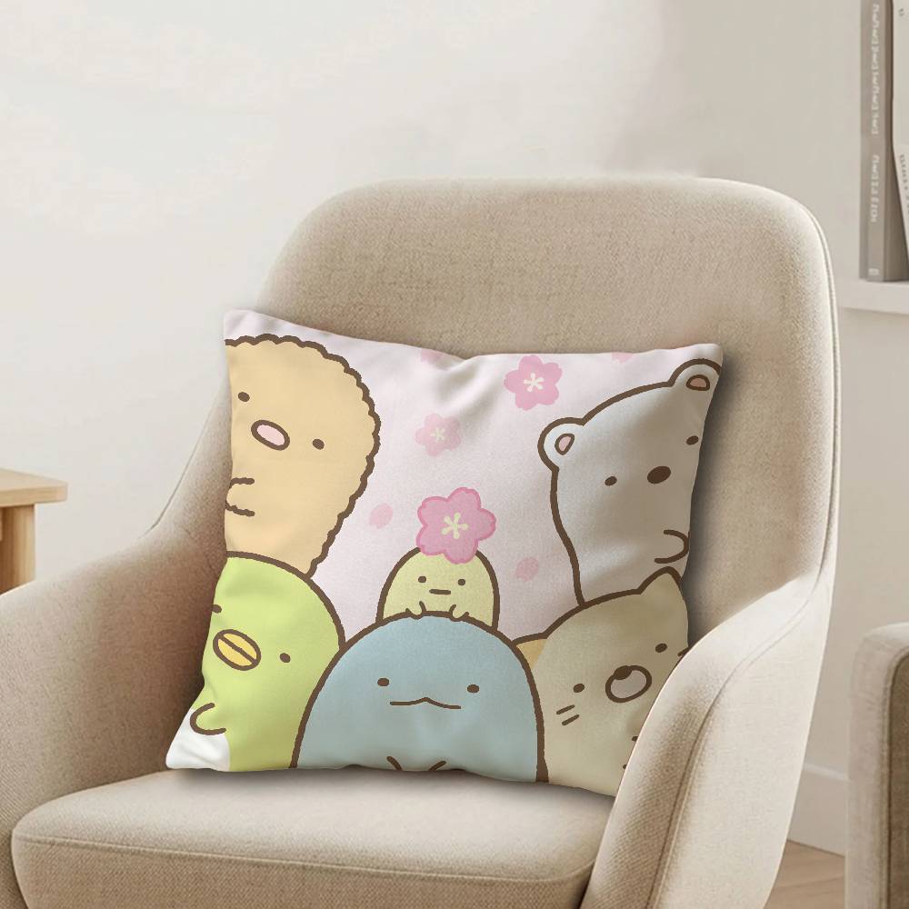 Anime SSumikko GGurashi Cm Cushion Cover Pillow Cover Decor Pillowcase Home Pillowcase for Couch Pillow