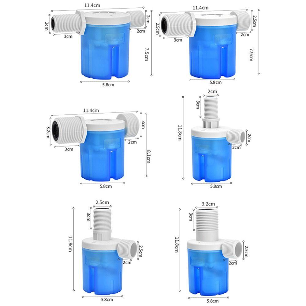 Durable Water Level Control Float Valve Practical 1/2'' 3/4'' 1'' Blue Floating Ball Valve Water Level Control Full Automatic
