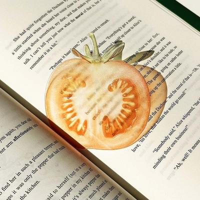 Simulation Fruit Book Reading Marker Acrylic Book Pages Mark Tool Bookmark  Reading Gift