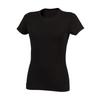 SF Womens/Ladies Feel Good Stretch V Neck T-Shirt