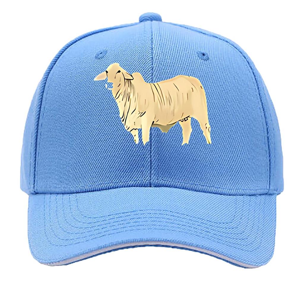 Minimalist Cow Art Print Home Decor Hip Hop Hat Fashion Outdoor Sports Sandwich Baseball Cap