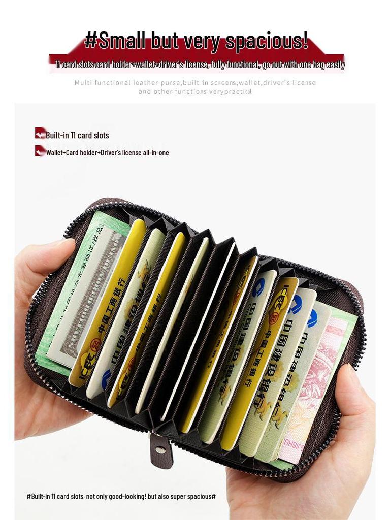 In Stock: 2023 Urban Minimalist PU Leather Card Holder - European & American Style