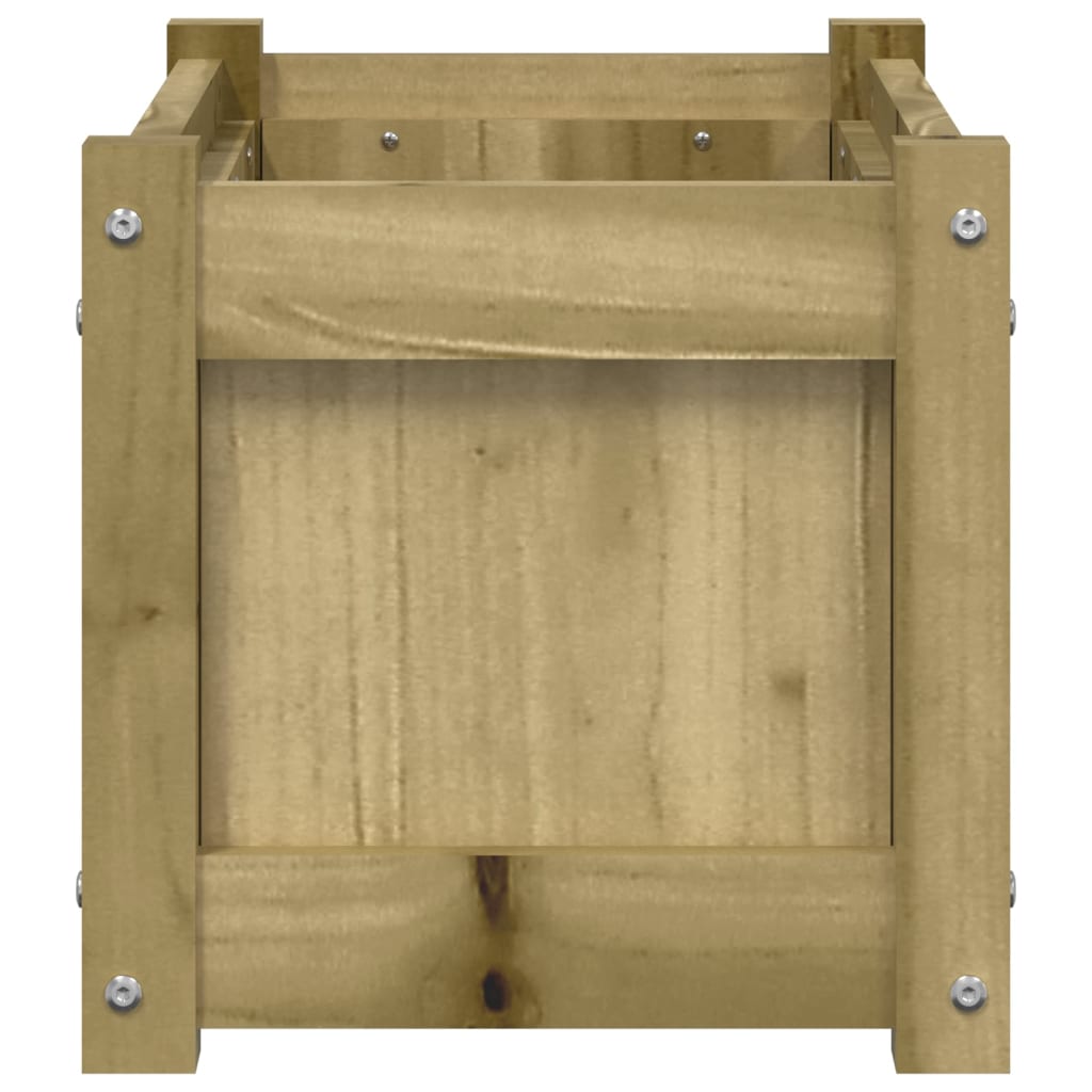 Plant Pot Set 2 Pcs Pressure Treated Pine Wood