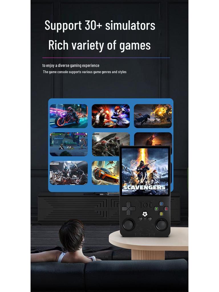 R36MAX: Open Source Retro 3D Handheld Game Console with Dual System