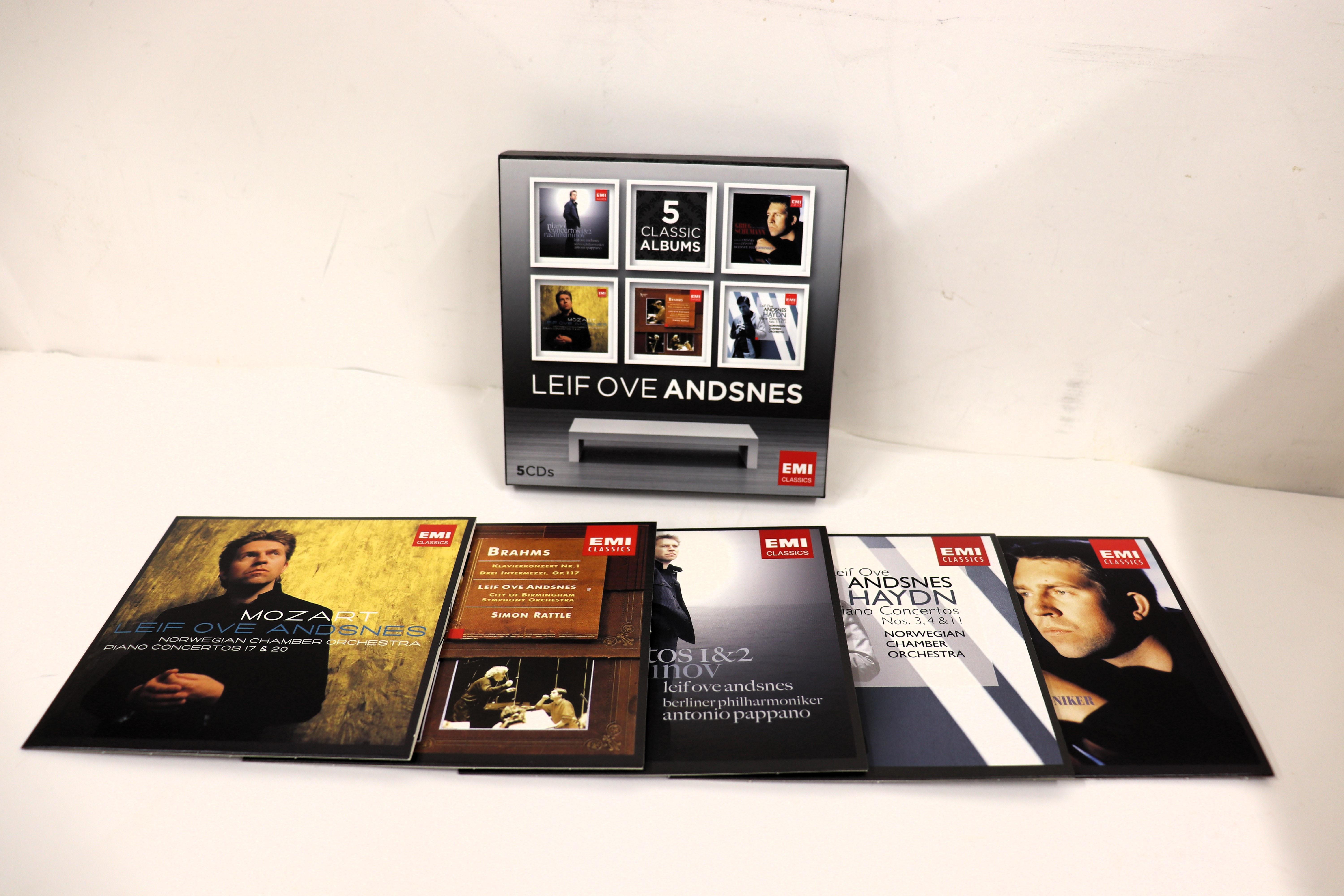 

CD LEIF OVE ANDSNES 5 Classic Albums Brahms Rachmanin 5099997292029 WARNER CLASSIC Europe Classical Used