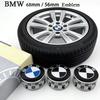 ABS 4Pcs 68mm 56mm For Bmw Performance E36 F20 E46 E39 E38 E90 E87 M Pendant Accessories Car Wheel Center Hub Caps Cover